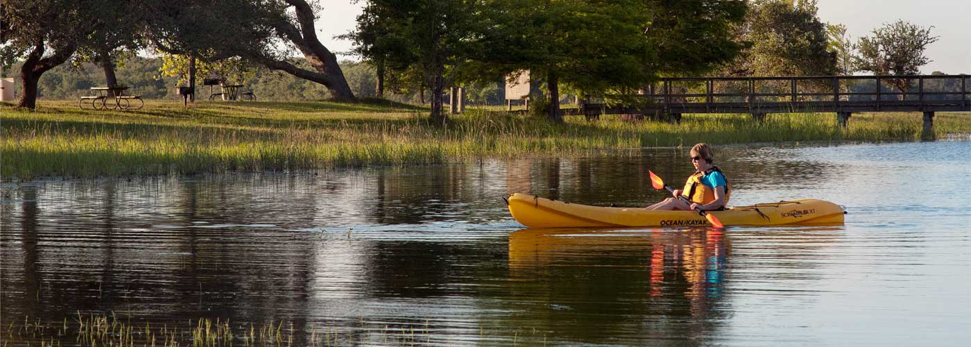 coleto creek kayaker